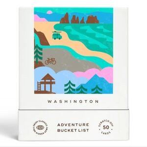 Washington Adventure Bucket List Scratch-Off Cards